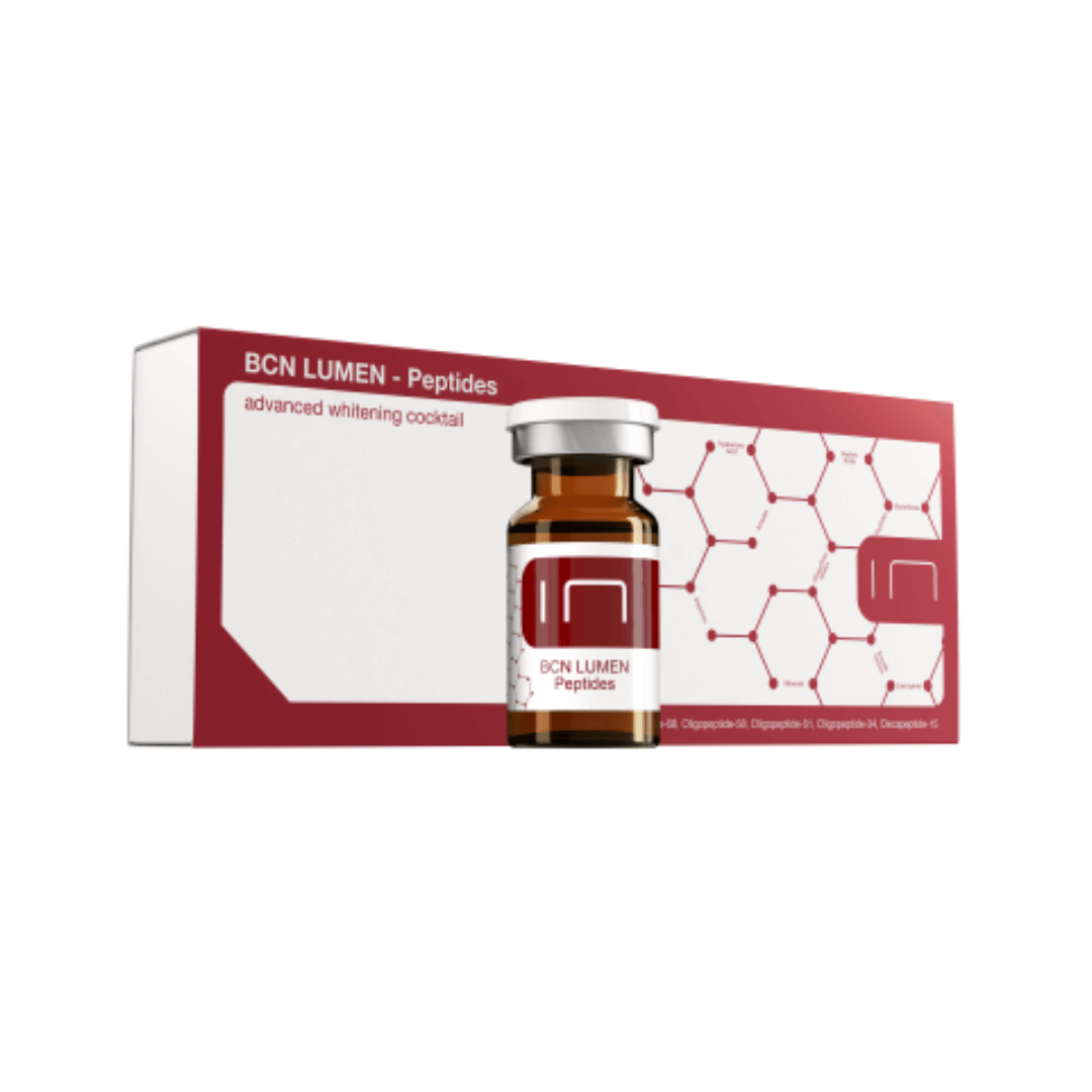 BCN Lumen Peptides in box, 5 x 5ml, advanced whitening cocktail to prevent and treat skin pigmentations.