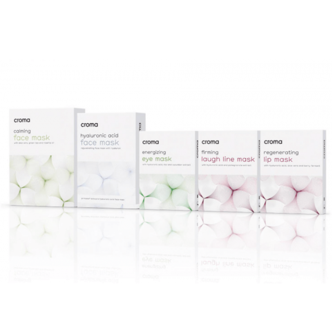 Croma Hyaluronic Acid Face Mask (Pack of 8)