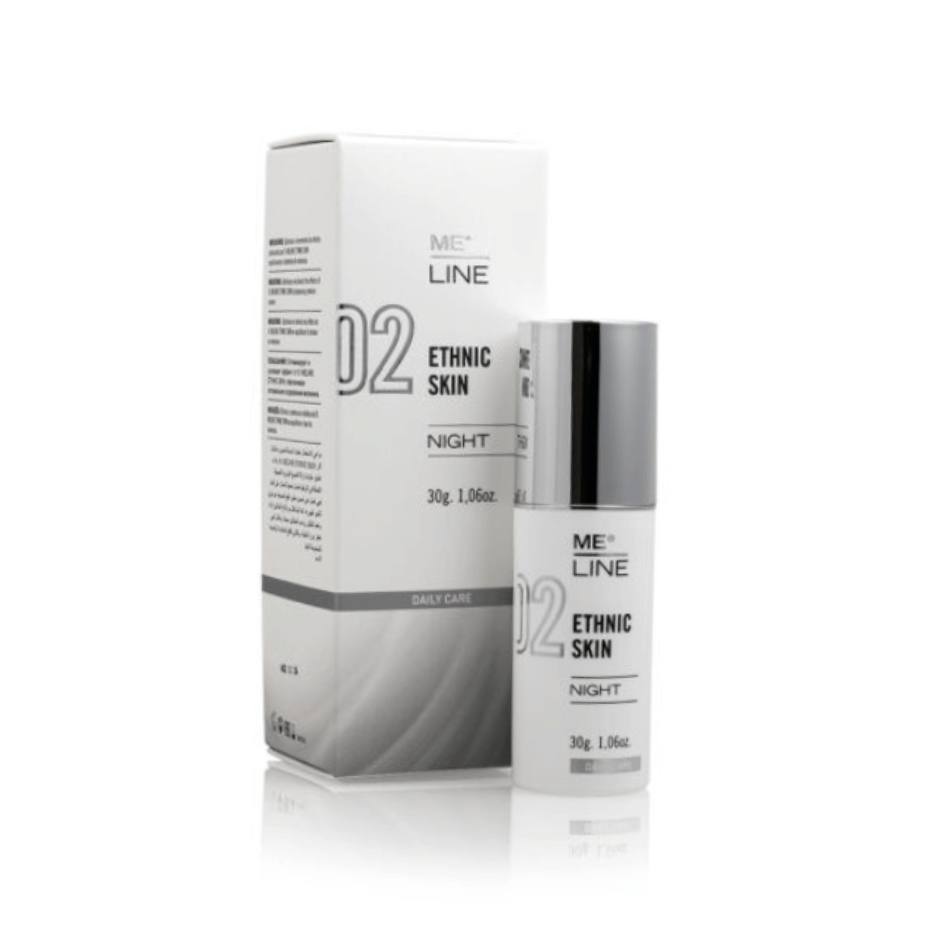 ME Line 02 Ethnic Skin Night, 30g bottle with box, for improving and delaying skin pigmentation in phototypes IV-VI.