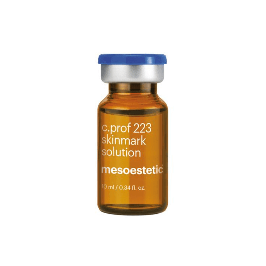 Mesoestetic C.Prof 223 Skinmark Solution bottle, 10ml. Improves skin appearance with stretch marks and blemishes.