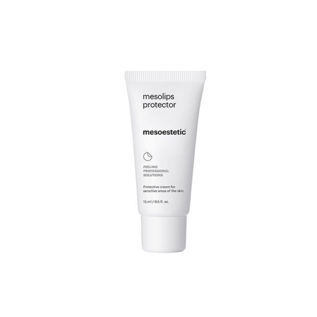 Mesoestetic Mesolips Protector 15ml tube, protective cream for sensitive skin.