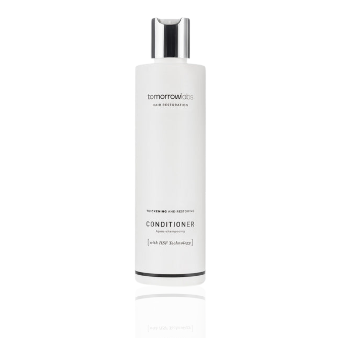 Tomorrowlabs Thickening and Restoring Conditioner 250ML shown against a light background, promotes hair volume and strengthens hair strands.